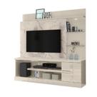 Estante Home Theater Alan Para Tv 55 Polegadas Calacata / Off White - Madetec