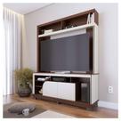 Estante Home Theater Ambiente Belaya Nogueira Real Off White Matte - Colibri Estante Home Theater Ambiente Belaya Nogueira Real Off White Matte - Colibri