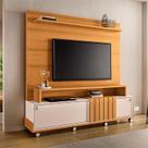 Estante Home Theater Ambiente Bold Cinamomo Off White HB Móveis