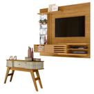 Estante Home Theater Bancada Suspensa Frizz Supreme Cumaru com Aparador Estoril Cumaru Opala - Madetec