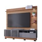 Estante Home Theater Campeche Com Pés Freijó Cinza Acetinado - Colibri