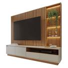 Estante Home Theater Cancun Freijó Off White Matte - Colibri Estante Home Theater Cancun Freijó Off White Matte - Colibri