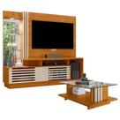 Estante Home Theater Com Mesa De Centro Frizz Plus Cinamomo Off White - Madetec