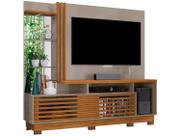 Estante Home Theater Frizz Plus Para Tv 60 Polegadas Com Pés Fendi / Naturale - Madetec