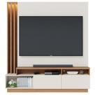 Estante Home Theater Humaita Off White Matte Freijó - Colibri