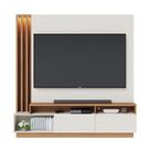 Estante Home Theater Humaitá Off White Matte/Freijó para TV de 75” - Colibri