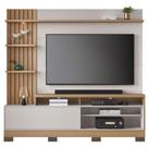 Estante Home Theater Maceió Com Pés Freijó Off White Colibri