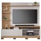 Estante Home Theater Maceió com Pés Freijó Off White Colibri