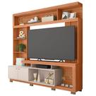 Estante Home Theater Para TV Até 70 Polegadas 2,10m Atlanta Madeirado/Off White Caemmun Estante Home Theater Para TV Até 70 Polegadas 2,10m Atlanta Madeirado/Off White Caemmun