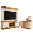 Estante Home Theater Siena com Pés com Aparador para Sala Buffet Monza Cinamomo Off White - Madetec Estante Home Theater Siena com Pés com Aparador para Sala Buffet Monza Cinamomo Off White - Madetec