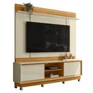 Estante Home Theater Siena Com Rodízios Cumaru/opala - Madetec