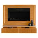 Estante Home Theater Suspenso Gaia Cinamomo Off White Madetec