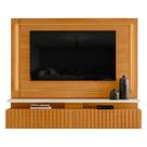Estante Home Theater Suspenso Gaia Cinamomo Off White Madetec