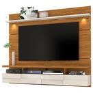 Estante Home Theater Suspenso Lana 1.8 Naturale Off White Madetec