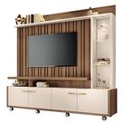 Estante Home Theater Titan Ripado para TV até 60” - HB Móveis