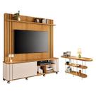 Estante Home Theater Trinus Cinamomo Off White com Aparador Infinity Cinamomo - HB Móveis Estante Home Theater Trinus Cinamomo Off White com Aparador Infinity Cinamomo - HB Móveis