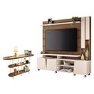 Estante Home Theater Virtus Castanho Off White com Aparador Infinity Castanho - HB Móveis Estante Home Theater Virtus Castanho Off White com Aparador Infinity Castanho - HB Móveis