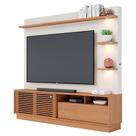 Estante Home Tv 70 Pol 200 Cm Campeche Freijo Off White Matte Colibri