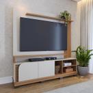 Estante Home TV 75 Pol com 2 Portas 182x187cm Jurerê Off White Freijó Estante Home TV 75 Pol com 2 Portas 182x187cm Jurerê Off White Freijó
