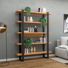 Estante Industrial Home Office Escritório 5 Prateleiras Mdf