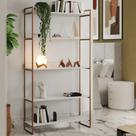 Estante Industrial Multiuso Guaecá 180x95 Cobre/Branco