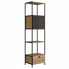 Estante Industrial York Artesano 90 cm (largura) em MDP Hanover Uma Porta Aço Preto Estante Industrial York Artesano 90 cm (largura) em MDP Hanover Uma Porta Aço Preto