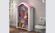 Estante Infantil Casinha Magia Branco/Rosa Estante Infantil Casinha Magia Branco/Rosa