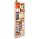 Estante infantil de madeira Morimoe Wall Mount com organizador de ganchos
