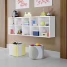 Estante Infantil Multifuncional Organizadora Branca Ely