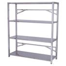 Estante Inox 120X50CM Benfati TB 40X40 4 Planos Lisos