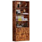 Estante IRONCK Industrial 6 Prateleiras 180cm com portas Home Office