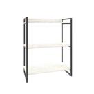 Estante Kuadra 80x40x104cm C/03 Prateleiras Snow / Snow /