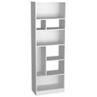 Estante Livreiro 8 Nichos B38 Branco NOVAM