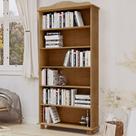 Estante Livreiro 85cm Com Prateleiras Pé Madeira Rubia Freijó F07 - Mpozenato