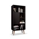 Estante Livreiro Chaplin com pés madeira maciça Estante Livreiro Chaplin com pés madeira maciça