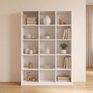 Estante Livreiro Colméia 15 Nichos Organizador Moderno Loja Casa Escritório Expositores Branco Estante Livreiro Colméia 15 Nichos Organizador Moderno Loja Casa Escritório Expositores Branco