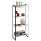 Estante Livreiro Dynamica Industrial 60cm 4 Prateleiras C08 Snow - Mpozenato