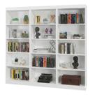 Estante Livreiro Multiuso 12 prateleiras 1,71m Office Branco J&A