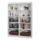 Estante Livreiro Multiuso 8 prateleiras 1,71m Office Branco J&A