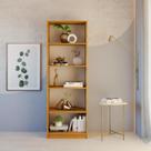 Estante livreiro multiuso eliana com 5 nichos Estante livreiro multiuso eliana com 5 nichos