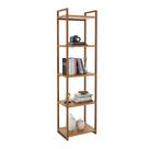 Estante Livreiro Multiuso em aço c/ prateleira Nogueira
