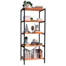 Estante Livreiro Multiuso Trento Estilo Industrial 150cm com 5 Prateleiras Demolição Preto - Abmaza