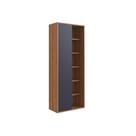 Estante Livreiro Office 1 PT Grafite e Mel