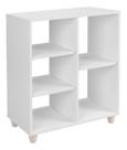 Estante Livreiro Organizador Infantil Luxo Branco