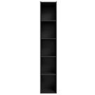 Estante Livreiro Organizador Multiuso Janaína 5 Nichos Preto - Desk Design Estante Livreiro Organizador Multiuso Janaína 5 Nichos Preto - Desk Design