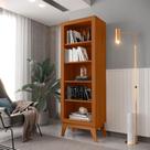 Estante Livreiro Retrô Alta Com 5 Prateleiras 173 Cm Eiffel - Cedro Cedro