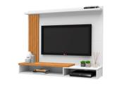 Estante Livro Painel Tv 32 42 43 50 52 Polegadas Sala Quarto Branco/Freijó - Móvebrinque Estante Livro Painel Tv 32 42 43 50 52 Polegadas Sala Quarto Branco/Freijó - Móvebrinque