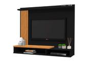 Estante Livro Painel Tv 32 42 43 50 52 Polegadas Sala Quarto Preto/Freijó - Móvebrinque Estante Livro Painel Tv 32 42 43 50 52 Polegadas Sala Quarto Preto/Freijó - Móvebrinque