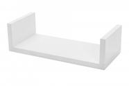 Estante Livros 50 x 20 cm em MDF Branco Eví Decor