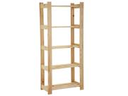 Estante Madeira Maciça 5 Prateleiras - Tramontina Modulare 91620/018 Estante Madeira Maciça 5 Prateleiras - Tramontina Modulare 91620/018